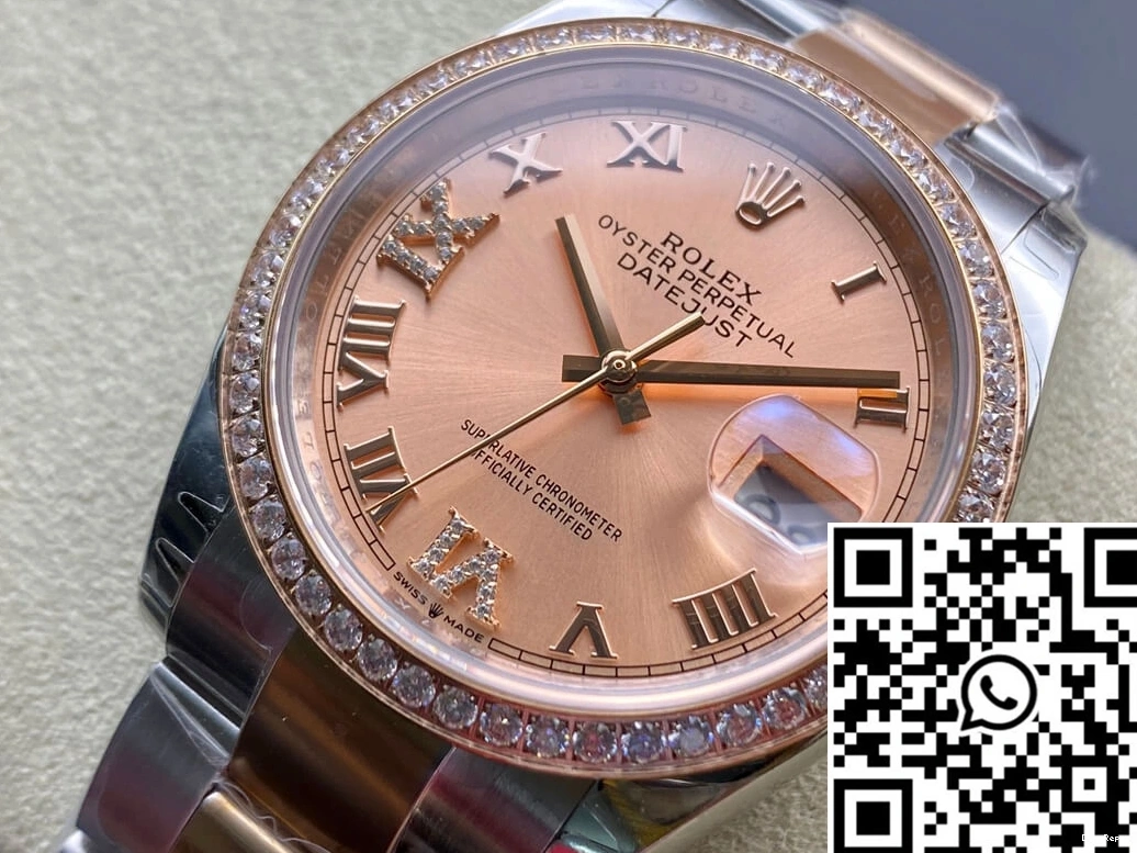 M126281RBR-0016 EW Factory Datejust Gold Rose Rolex 0926